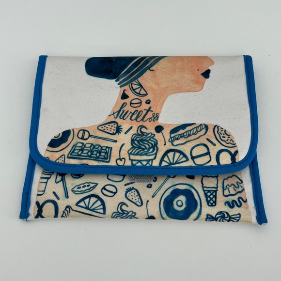 2 PACK ArtBird "Sweet Tats" Nuts and Bolts Bag Insulated Food Safe Storage Pouch - Picture 2 of 9